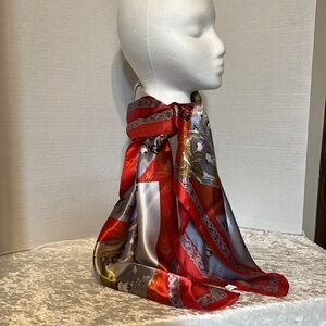 Toile pattern scarf